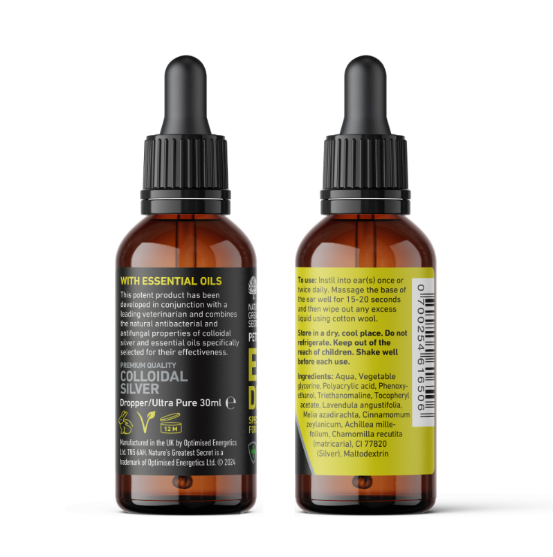 NGSペット コロイダルシルバー耳ドロップ犬用（30ml） image 3