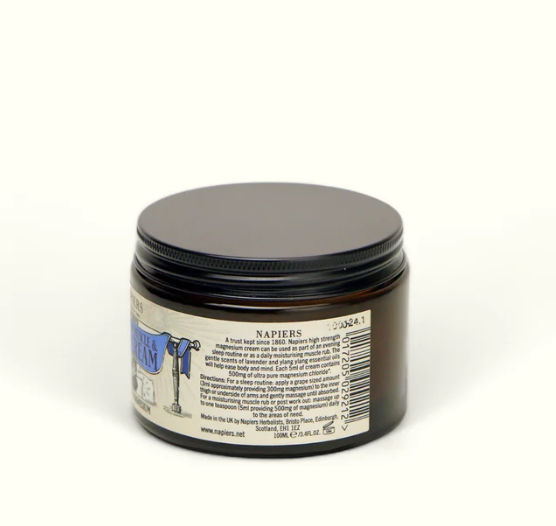 Napiers マグネシウム マッスル＆スリープクリーム 100ml -リラックスと良い眠りを image 4